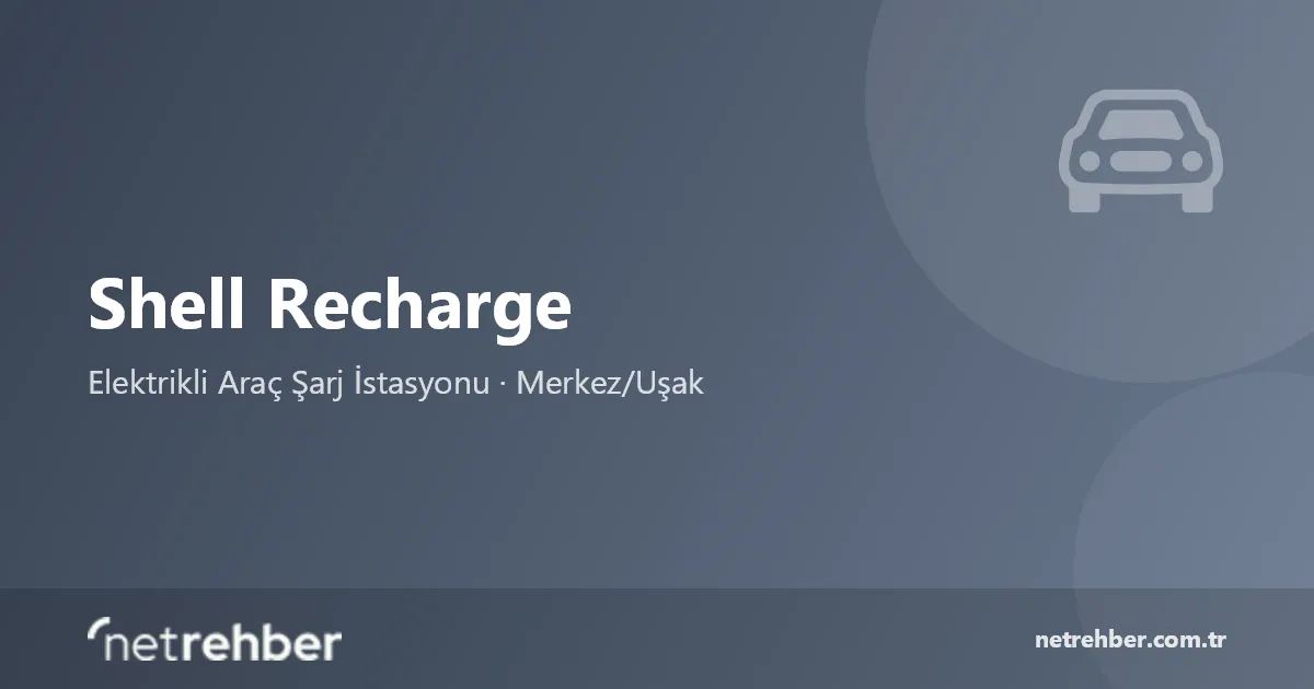 Shell Recharge kapak görseli