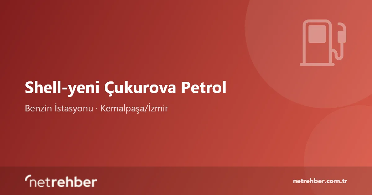 Shell-yeni Çukurova Petrol kapak görseli