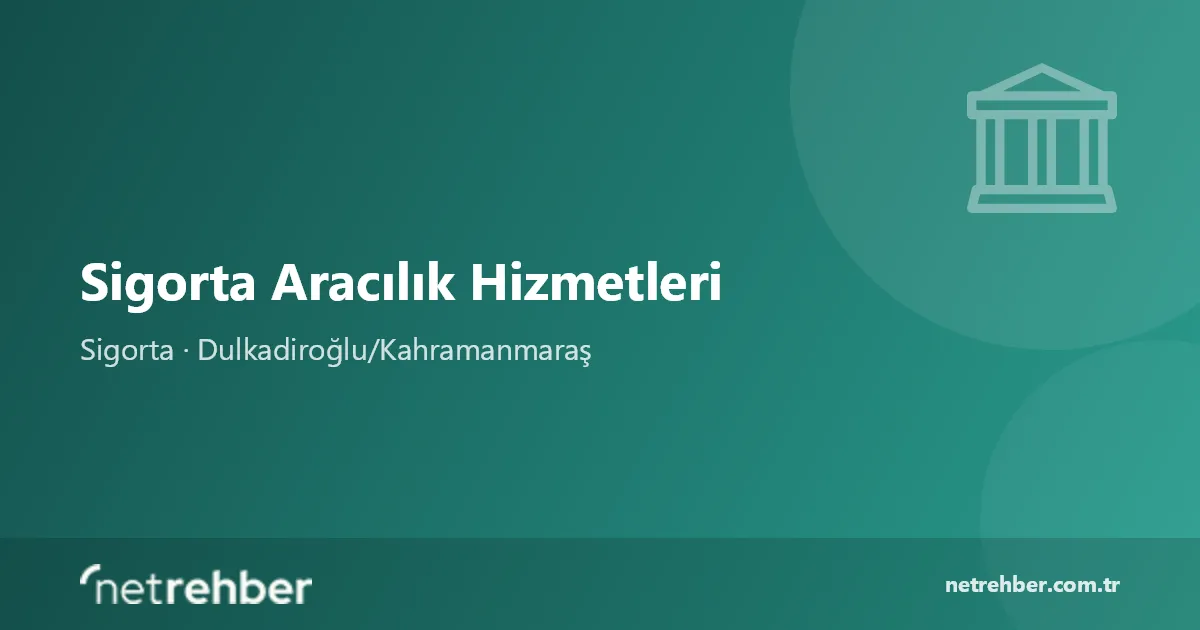 Sigorta Aracılık Hizmetleri kapak görseli