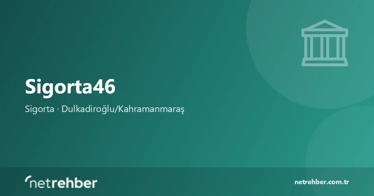 Sigorta46 kapak görseli