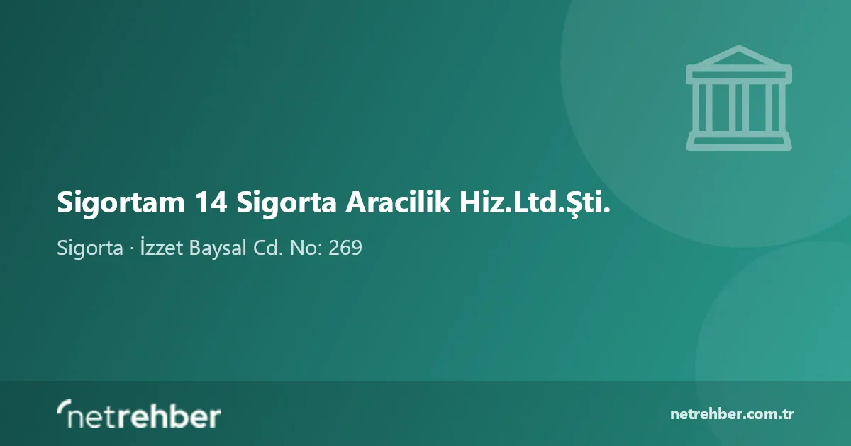 Sigortam 14 Sigorta Aracilik Hiz.Ltd.Şti. kapak görseli