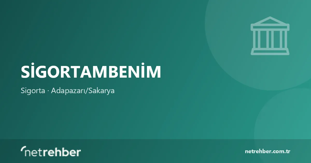 SİGORTAMBENİM kapak görseli