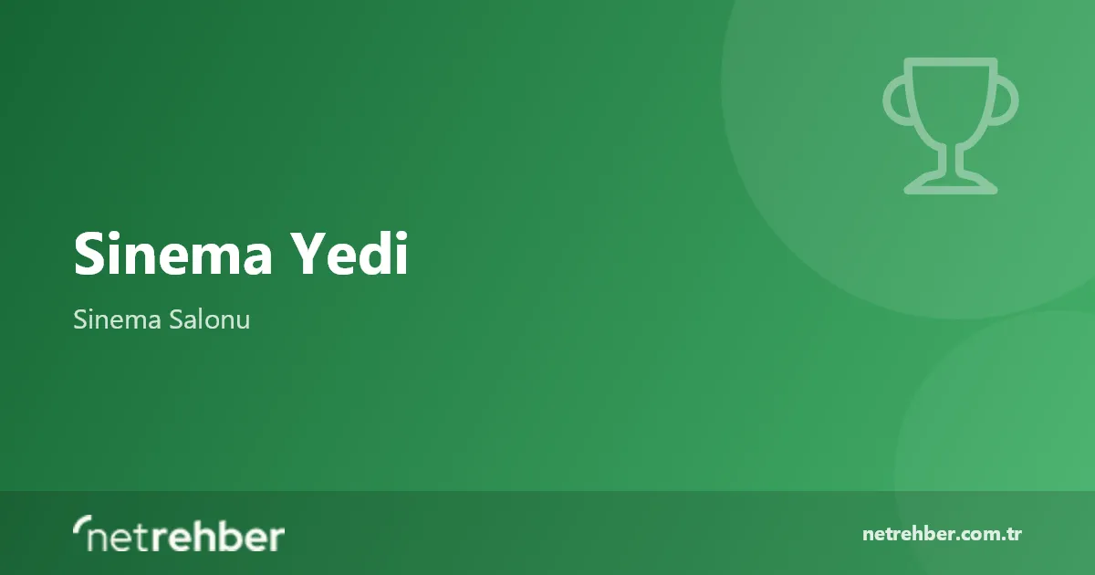 Sinema Yedi kapak görseli