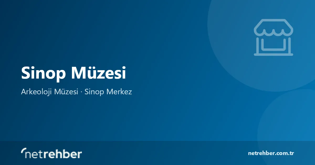 Sinop Müzesi kapak görseli