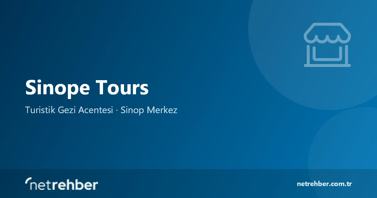 Sinope Tours kapak görseli