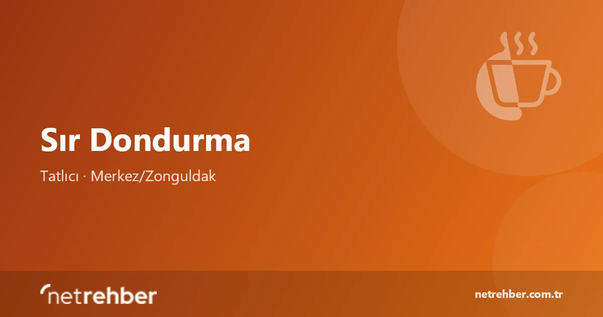 Sır Dondurma kapak görseli