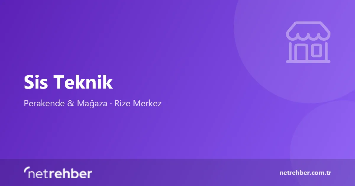 Sis Teknik kapak görseli