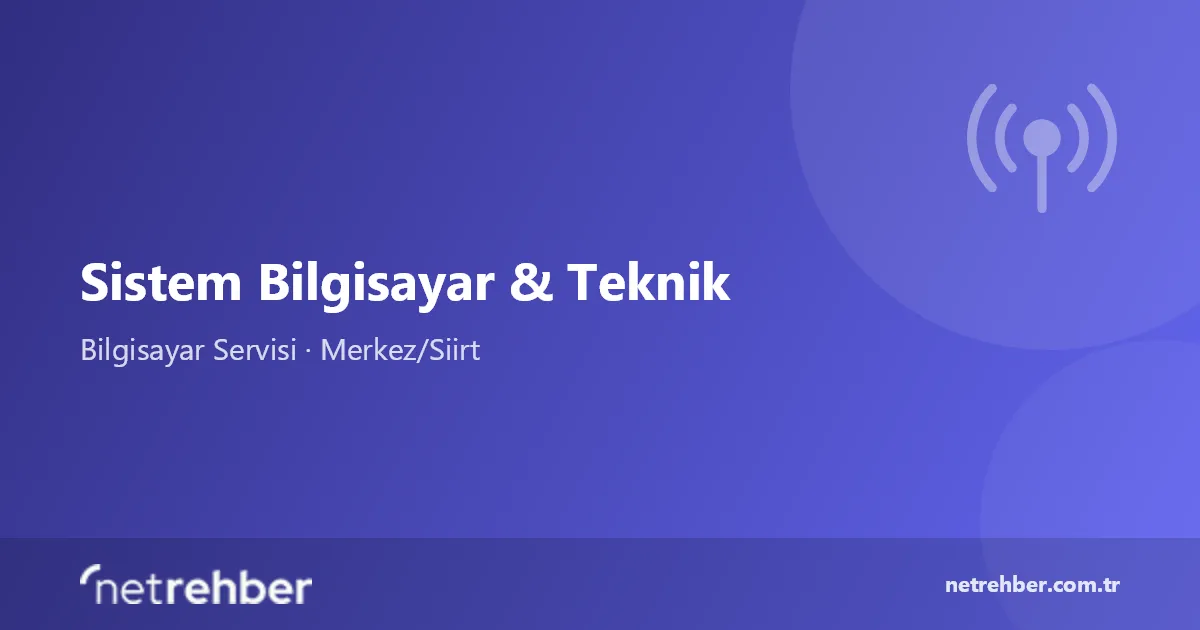 Sistem Bilgisayar & Teknik kapak görseli