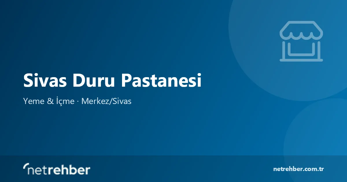 Sivas Duru Pastanesi kapak görseli