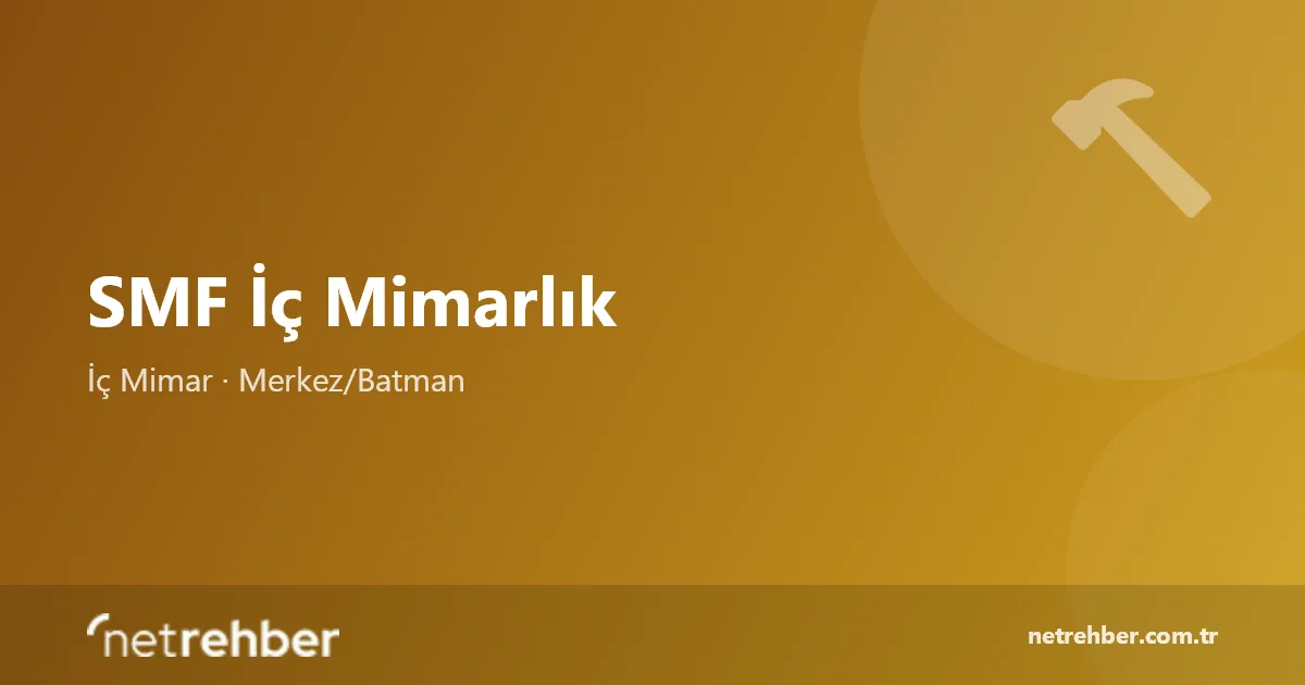 SMF İç Mimarlık kapak görseli