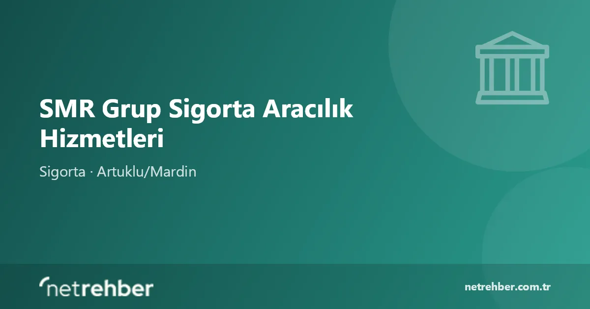 SMR Grup Sigorta Aracılık Hizmetleri kapak görseli