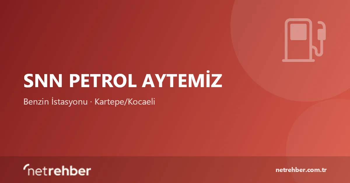 SNN Petrol Aytemiz kapak görseli