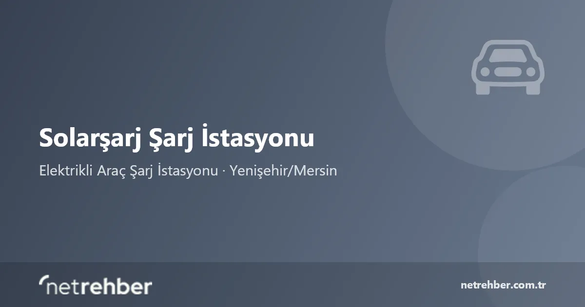 Solarşarj Şarj İstasyonu kapak görseli
