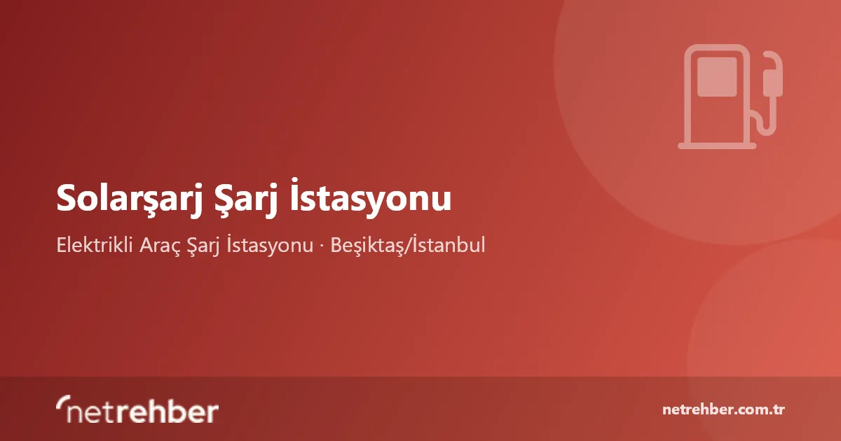 Solarşarj Şarj İstasyonu kapak görseli