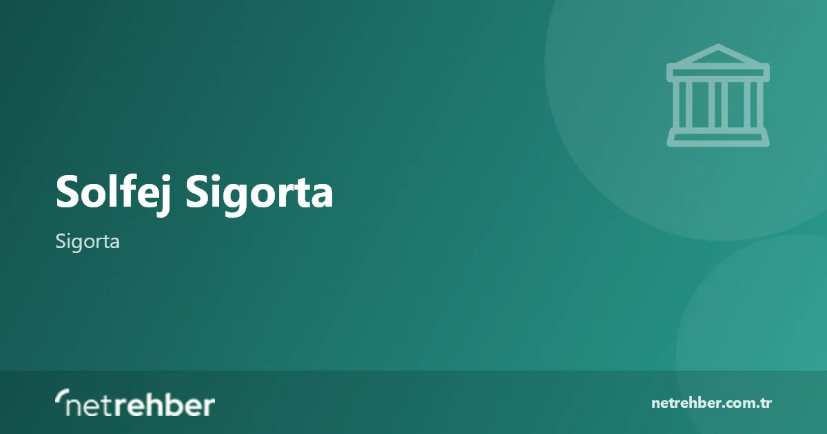 Solfej Sigorta kapak görseli