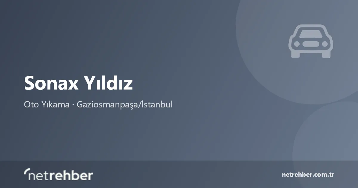 Sonax Yıldız kapak görseli
