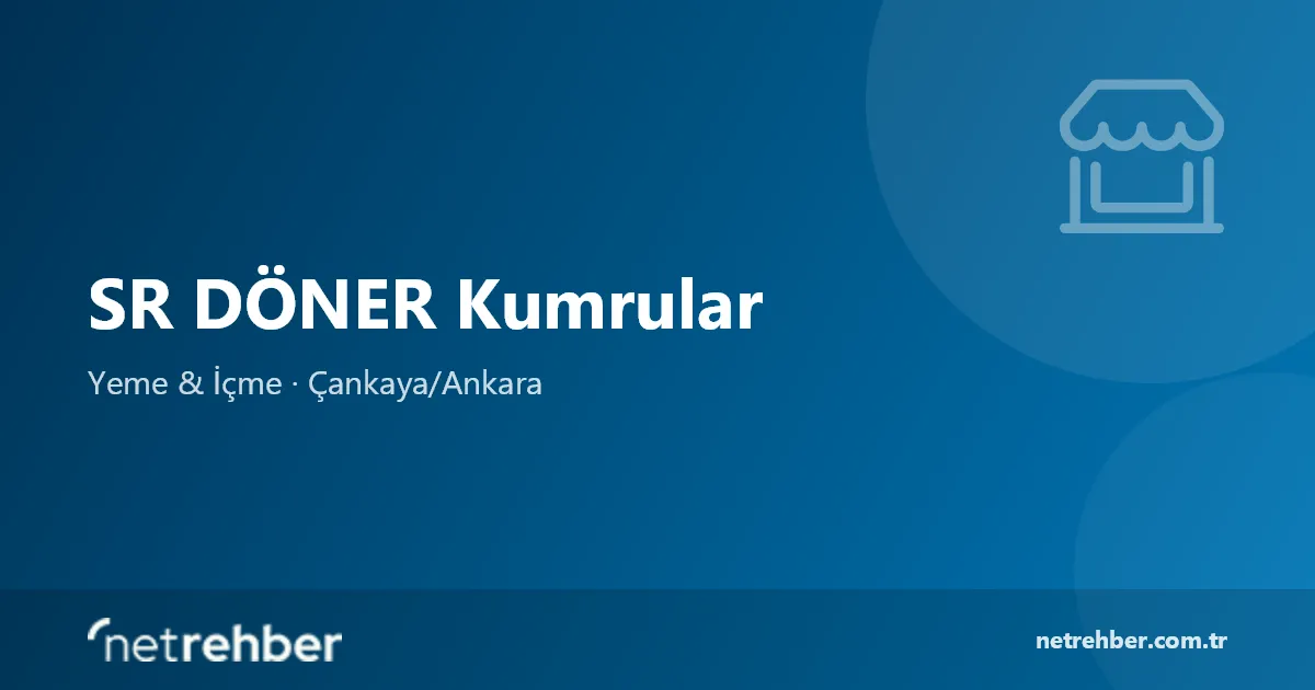 SR DÖNER Kumrular kapak görseli
