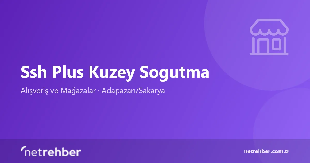 Ssh Plus Kuzey Sogutma kapak görseli