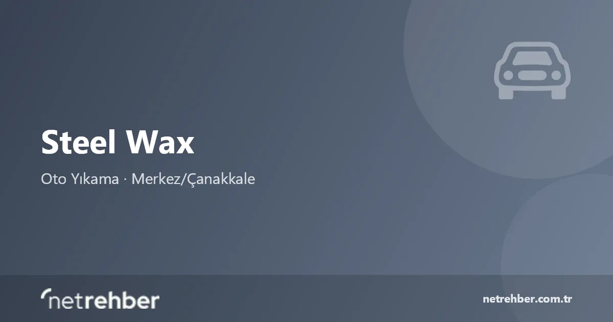Steel Wax kapak görseli