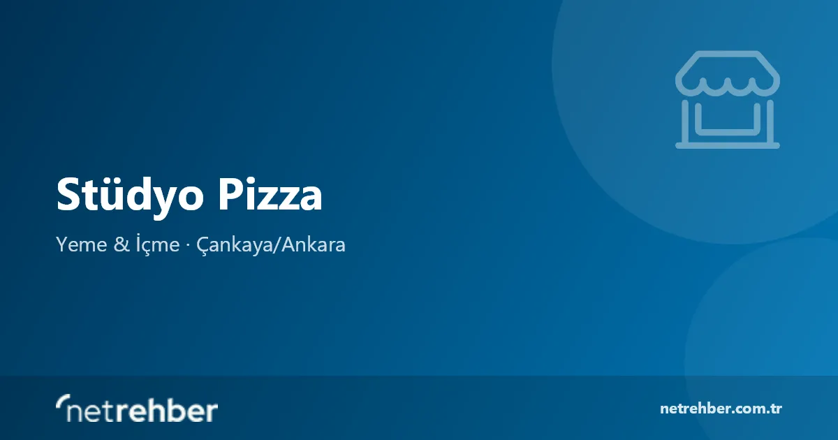 Stüdyo Pizza kapak görseli