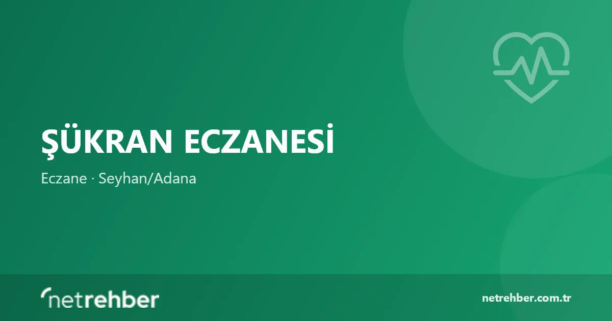 Şükran Eczanesi kapak görseli