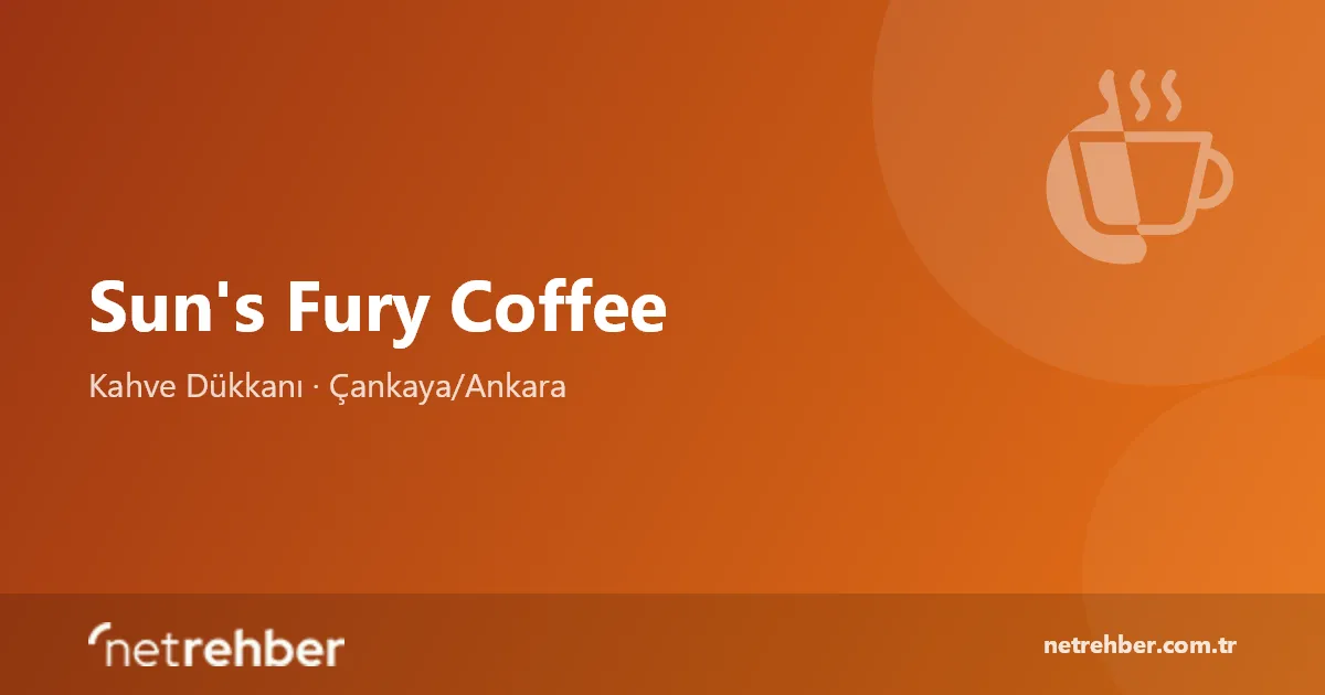 Sun's Fury Coffee kapak görseli