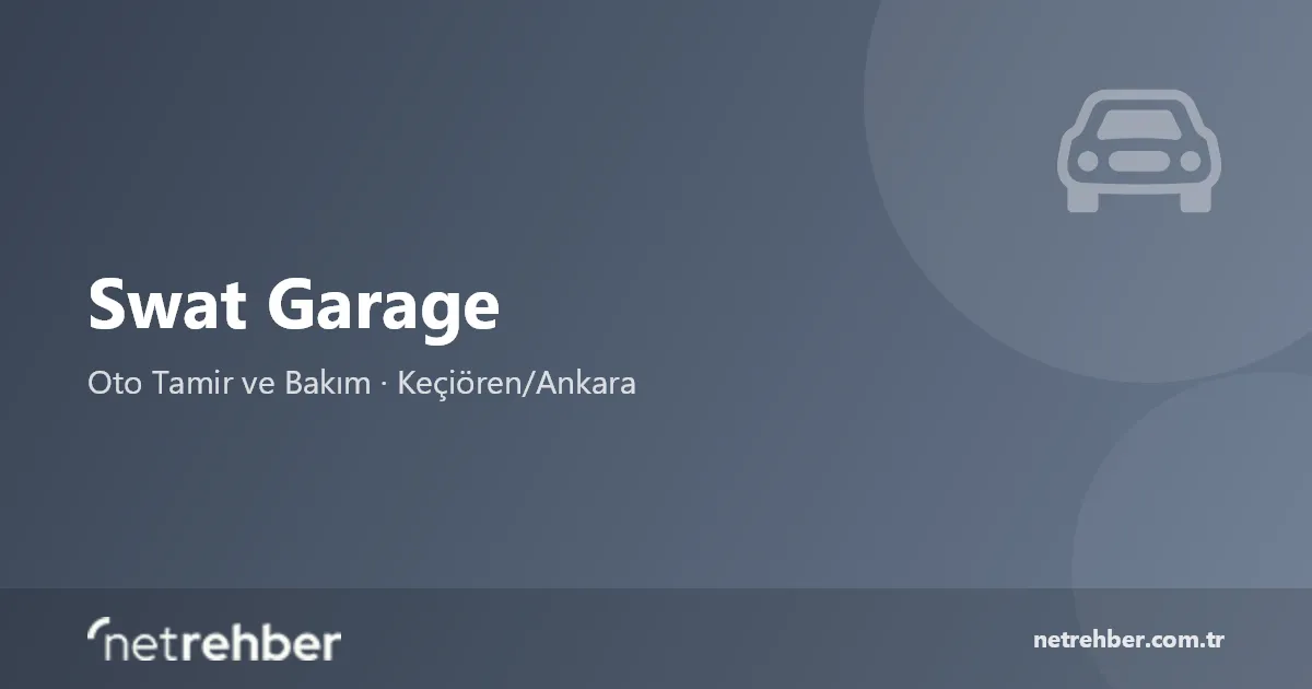 Swat Garage kapak görseli