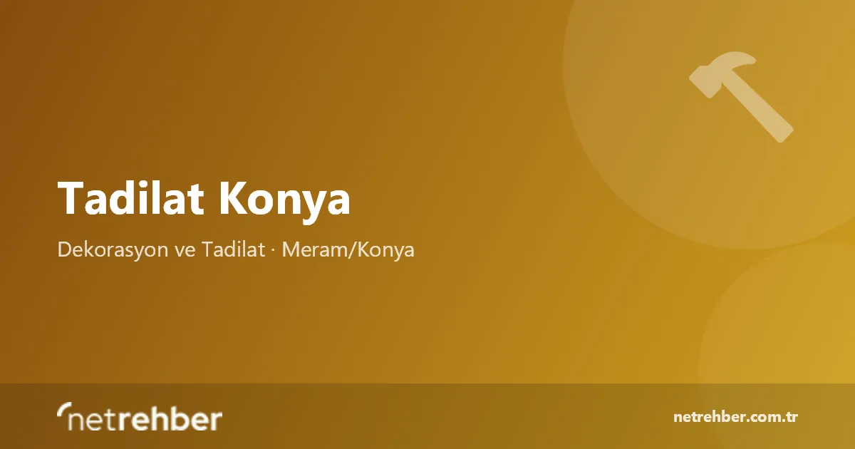 Tadilat Konya kapak görseli