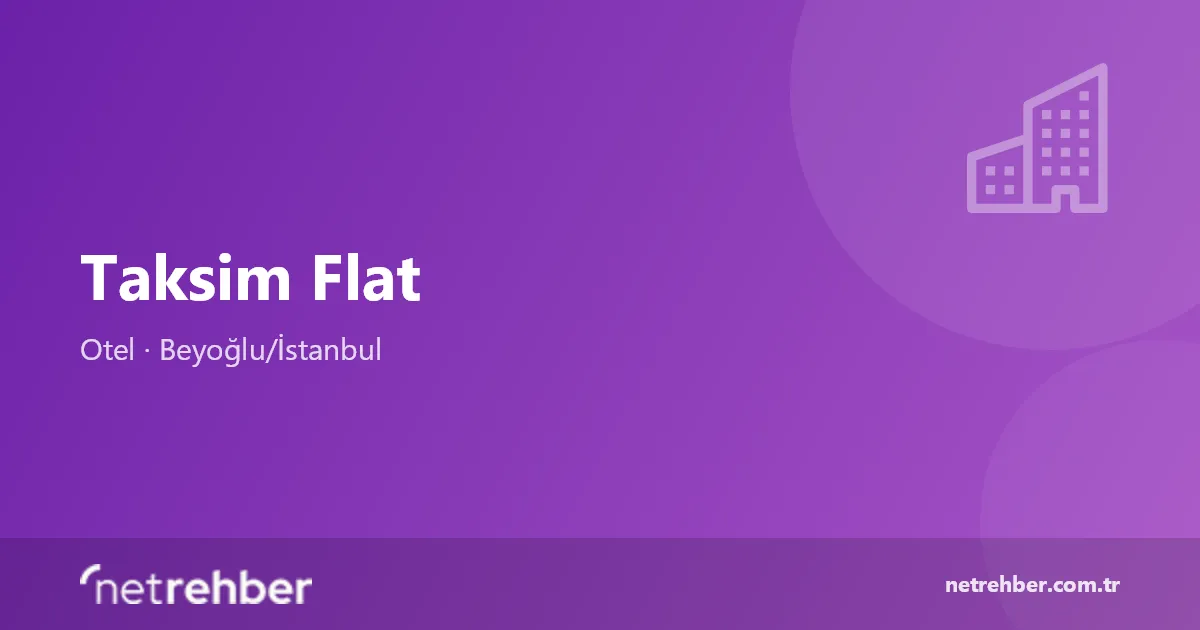 Taksim Flat kapak görseli