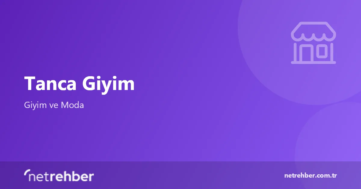 Tanca Giyim kapak görseli