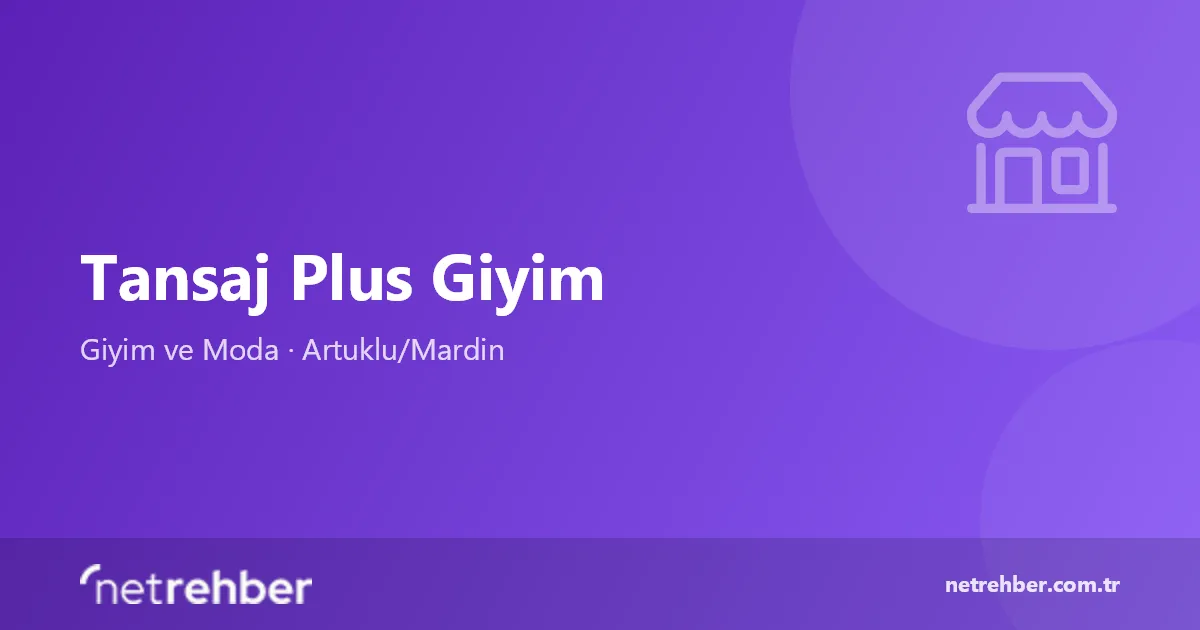 Tansaj Plus Giyim kapak görseli