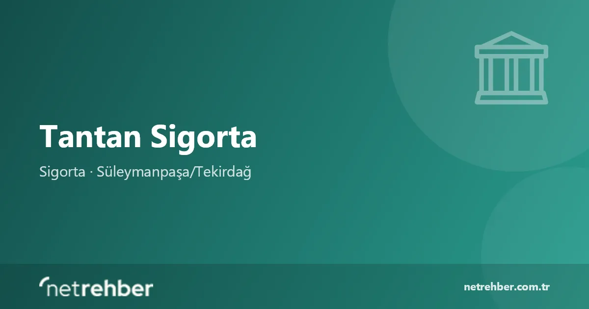 Tantan Sigorta kapak görseli