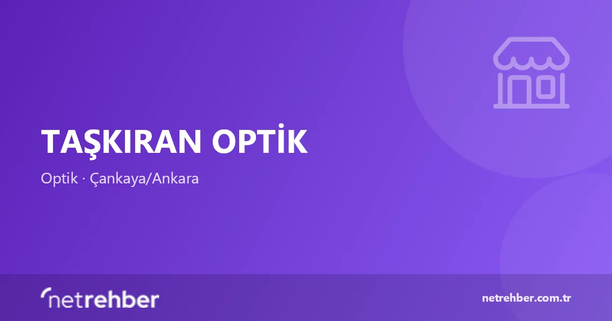 Taşkıran Optik kapak görseli
