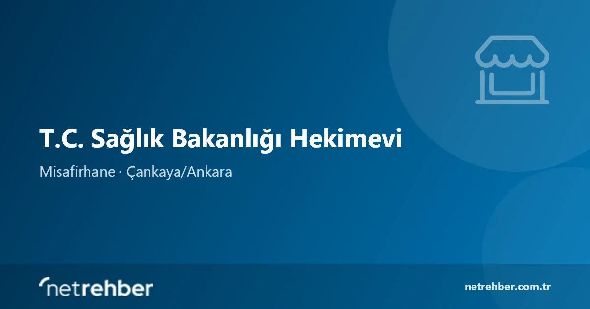 T.C. Sağlık Bakanlığı Hekimevi kapak görseli