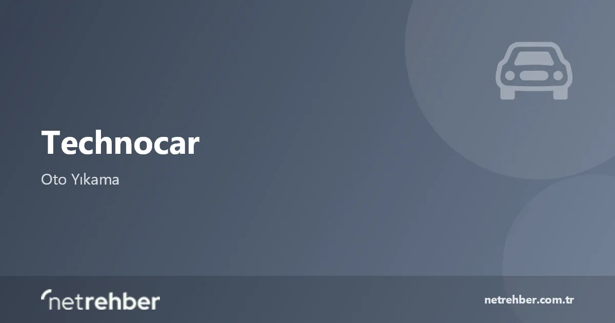 Technocar kapak görseli