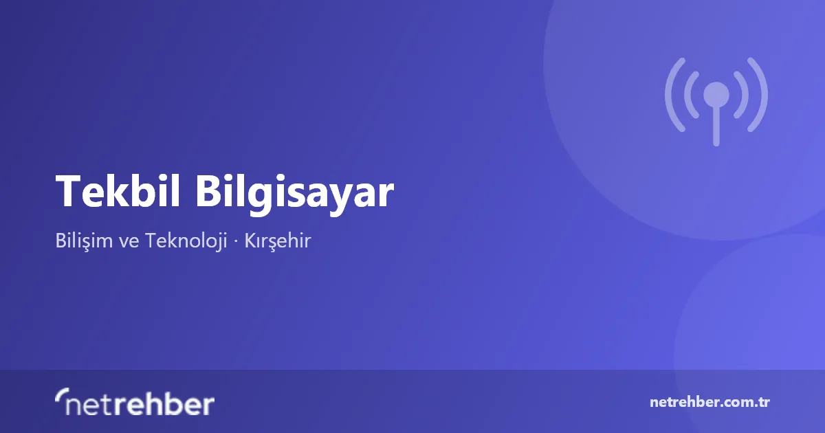 Tekbil Bilgisayar kapak görseli