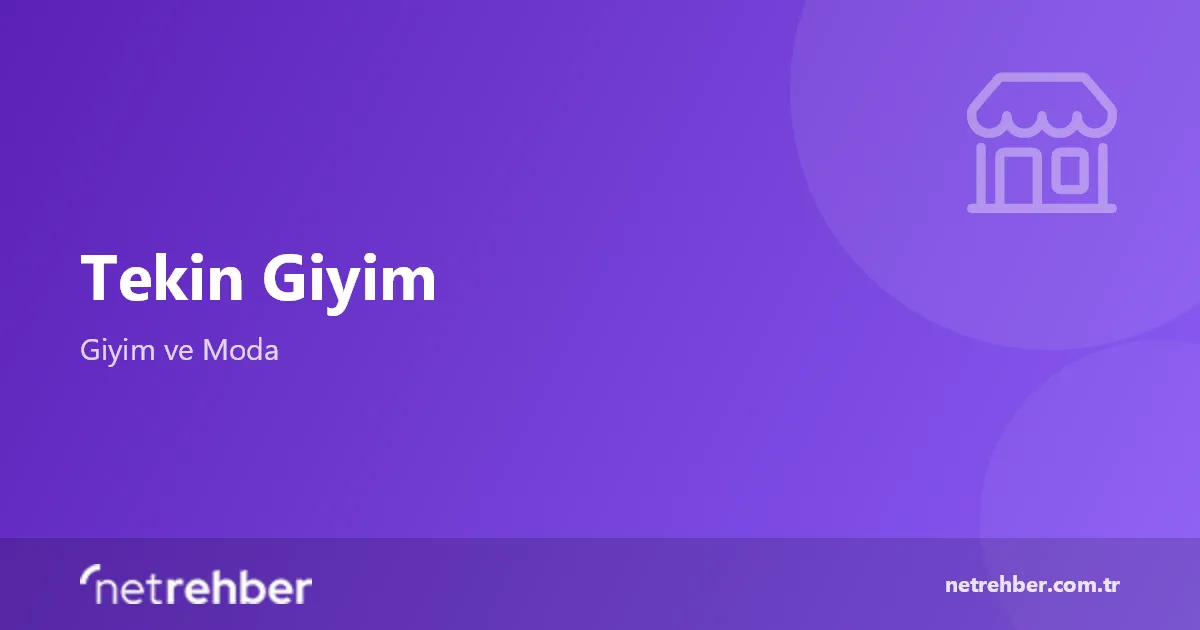 Tekin Giyim kapak görseli