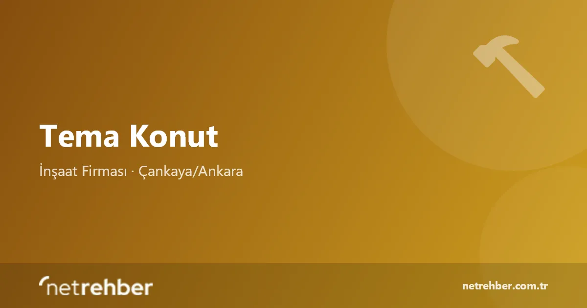 Tema Konut kapak görseli