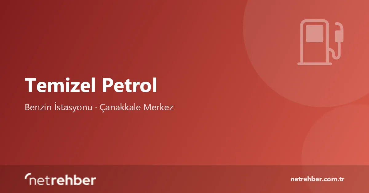 Temizel Petrol kapak görseli