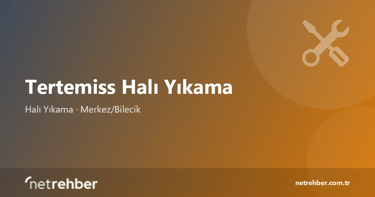 Tertemiss Halı Yıkama kapak görseli