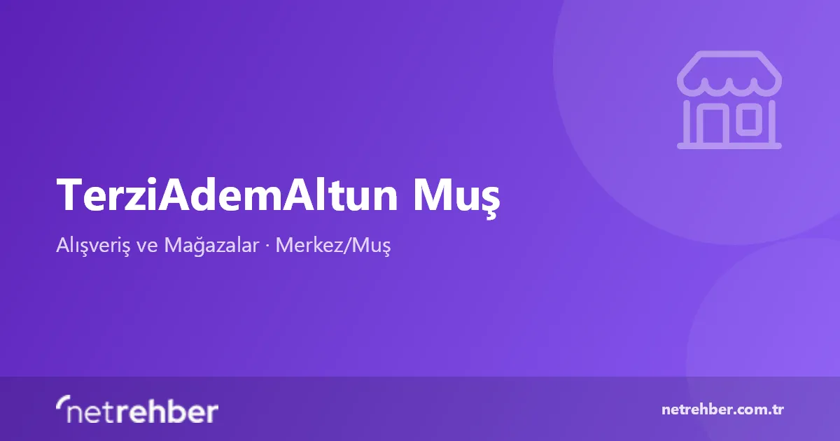 TerziAdemAltun Muş kapak görseli