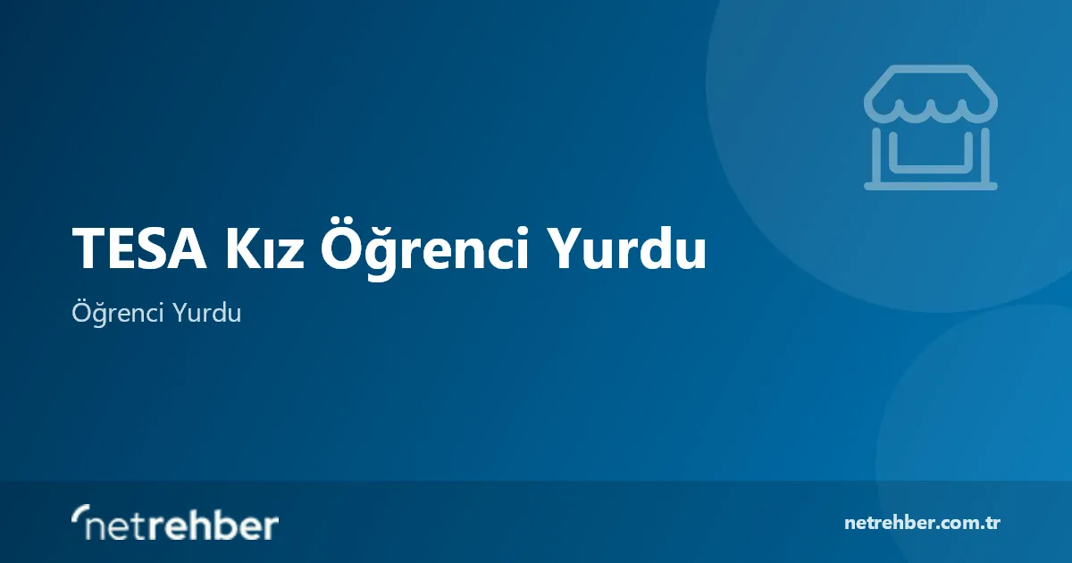 TESA Kız Öğrenci Yurdu kapak görseli