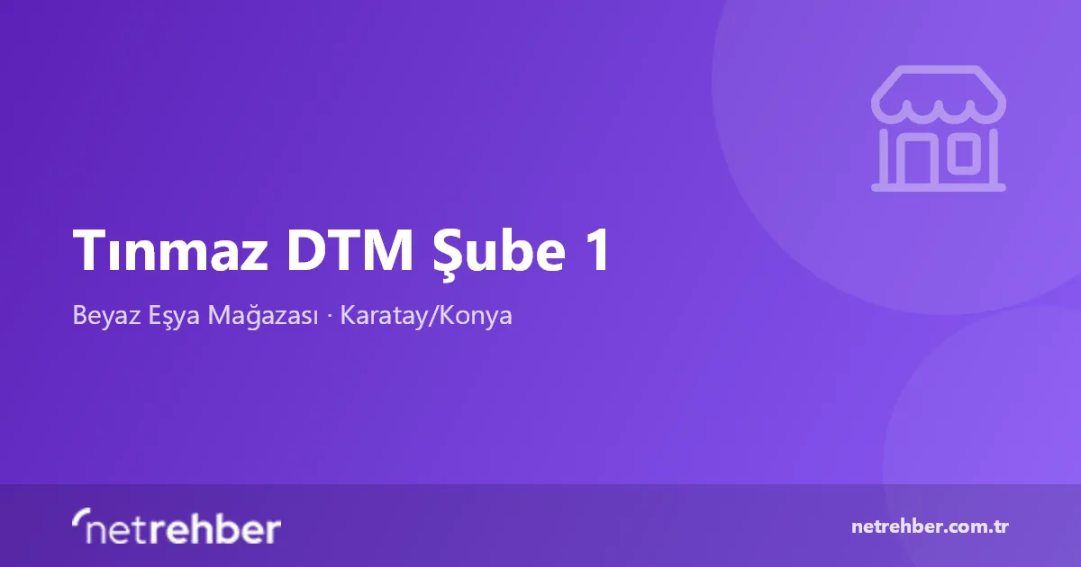 Tınmaz DTM Şube 1 kapak görseli