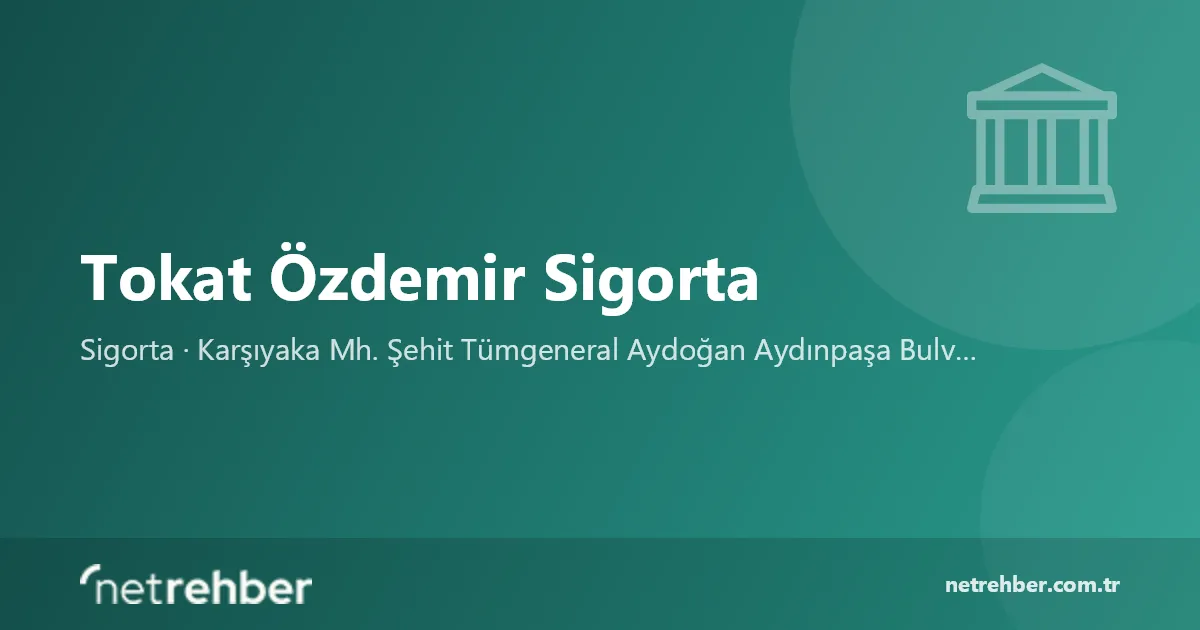 Tokat Özdemir Sigorta kapak görseli