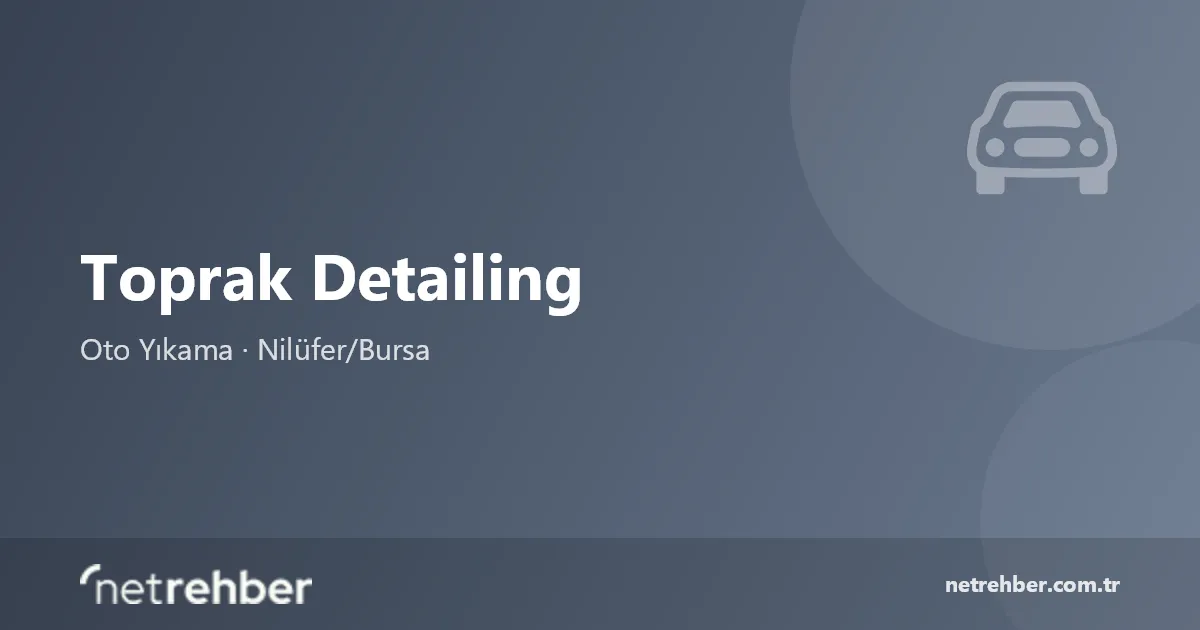 Toprak Detailing kapak görseli