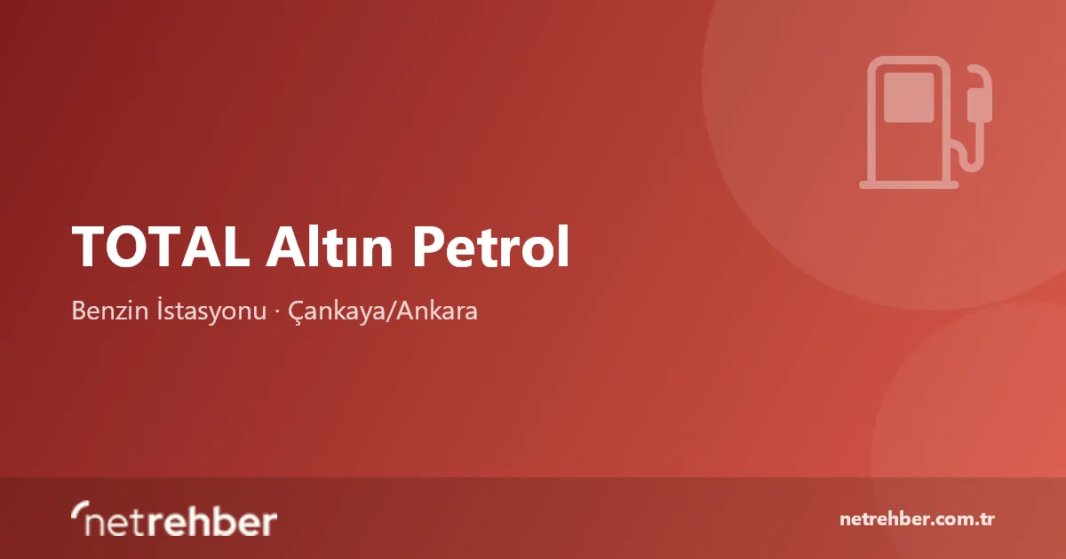 TOTAL Altın Petrol kapak görseli