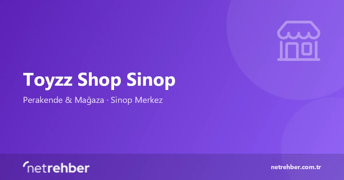 Toyzz Shop Sinop kapak görseli