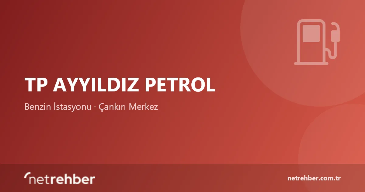 TP Ayyıldız Petrol kapak görseli