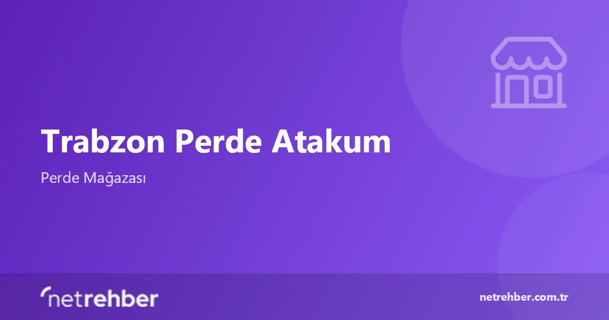 Trabzon Perde Atakum kapak görseli