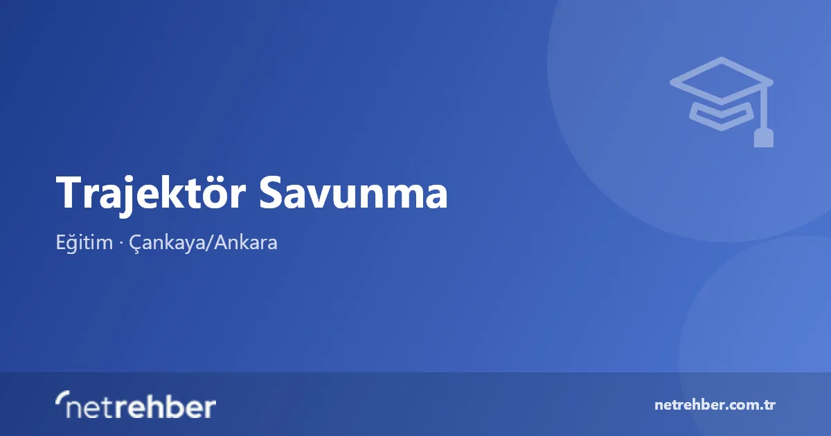 Trajektör Savunma kapak görseli